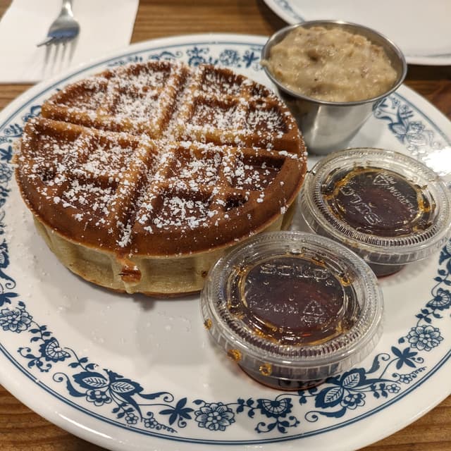 Photo of the dish “Sausage And Egg Stuffed Waffle”
