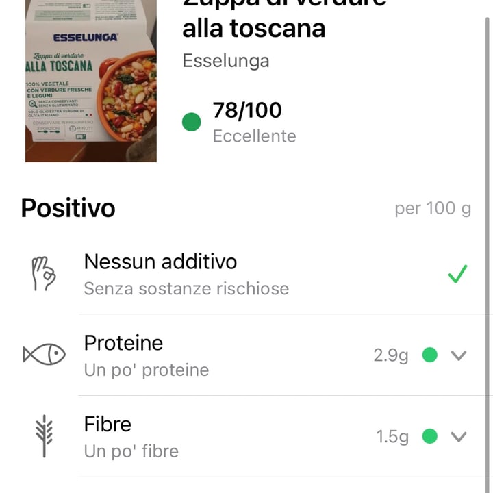 photo of Esselunga zuppa di verdure alla Toscana shared by @terryble89 on  23 Dec 2024 - review