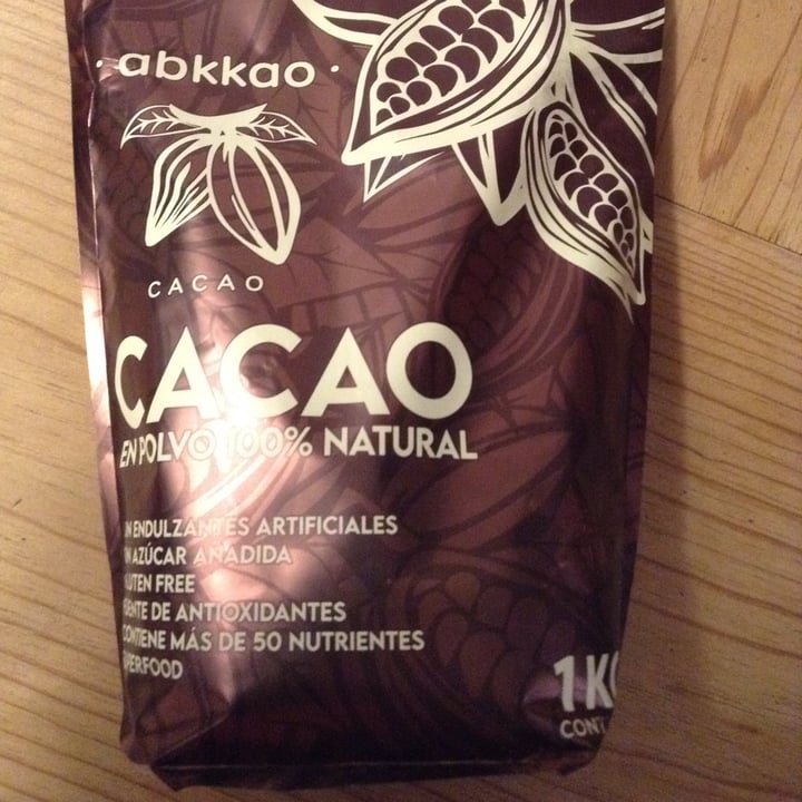 photo of Abkkao cacao en polvo 100% natural shared by @marybell on  15 Dec 2023 - review
