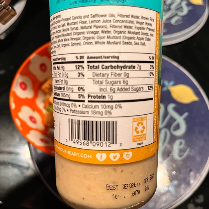 photo of Follow Your Heart Vegan Honey Mustard shared by @bandita on  21 Sep 2025 - review