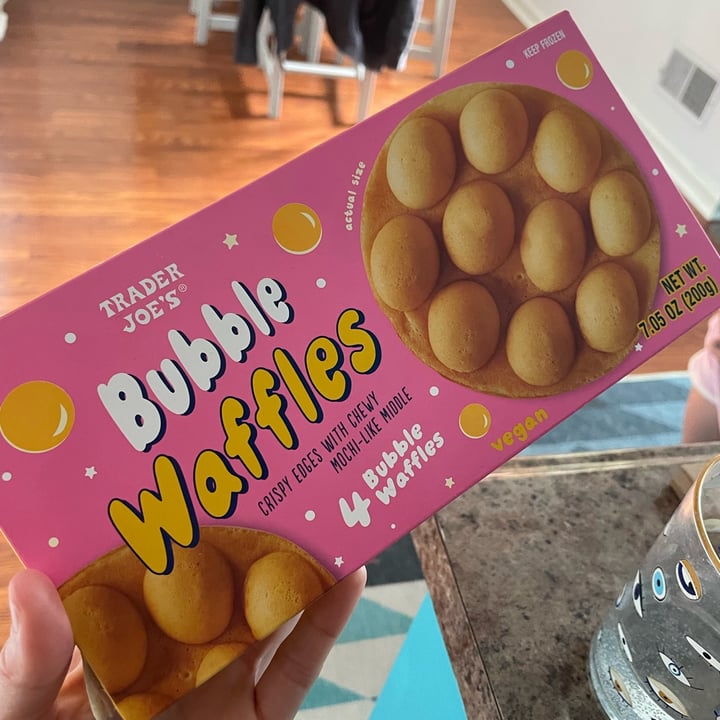 photo of Trader Joe's Bubble Waffles shared by @clarendiee on  11 Jul 2024 - review