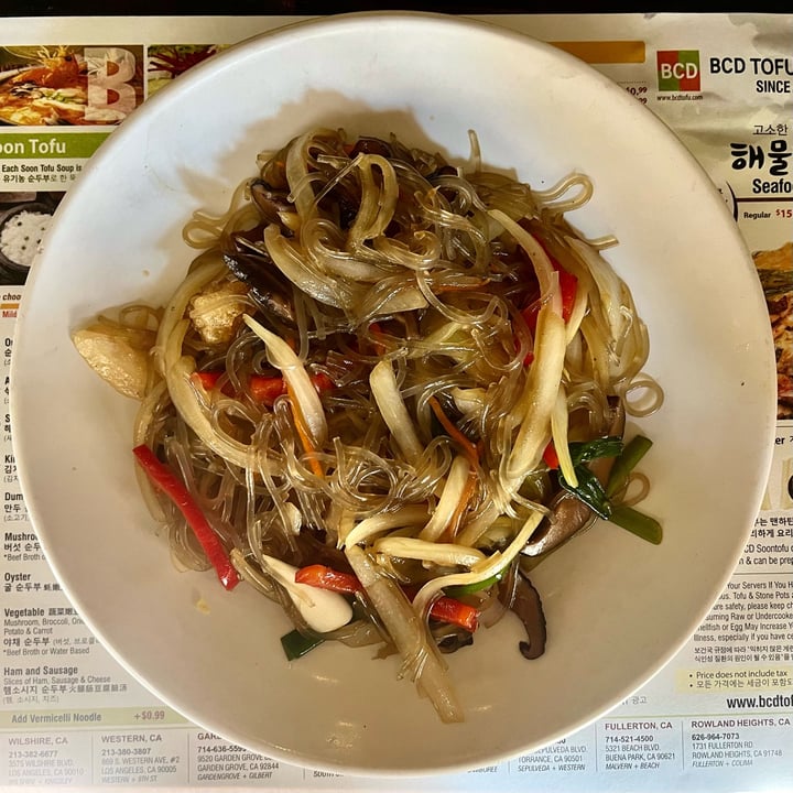 BCD Tofu House Manhattan, New York, United States Tofu Japchae Review