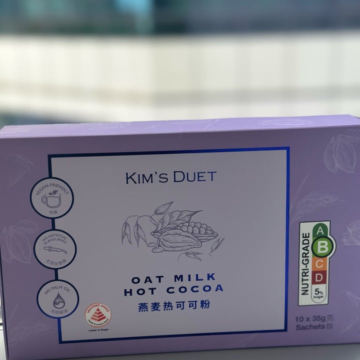 photo of Kim’s Duet Oat Milk Hot Cocoa shared by @sgplantbasedfoodie on  20 Oct 2023 - review