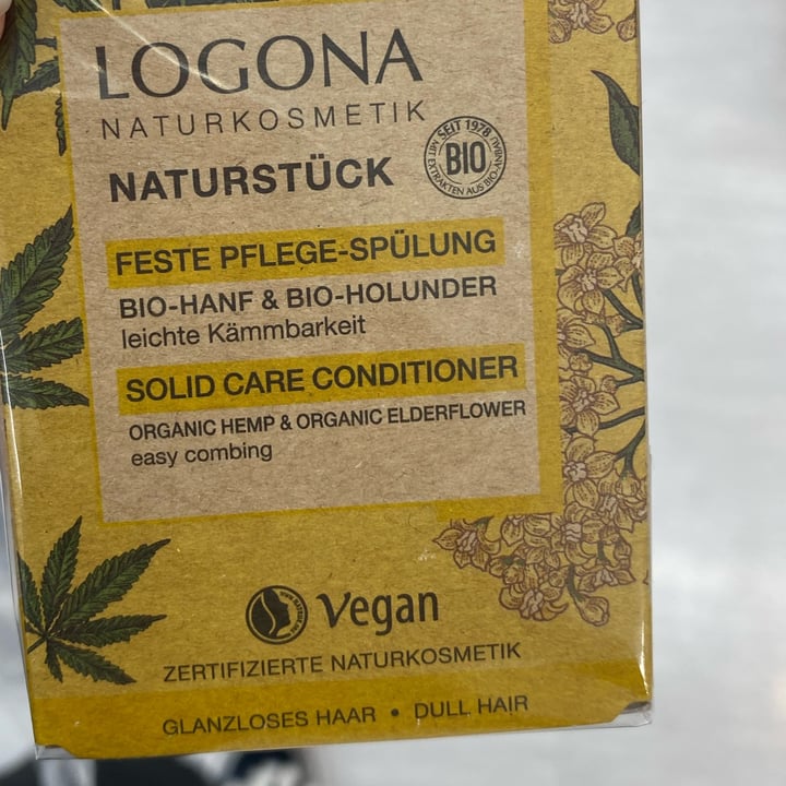 photo of Logona Natural Cosmetics Solid Care Conditioner shared by @jazminorellanaok on  14 Mar 2024 - review