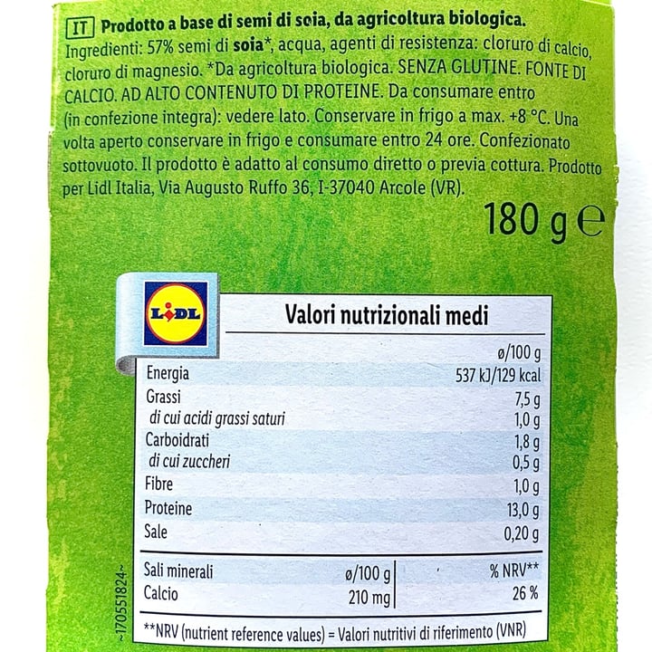 photo of Lidl Tofu al naturale shared by @marabasso on  18 Apr 2024 - review