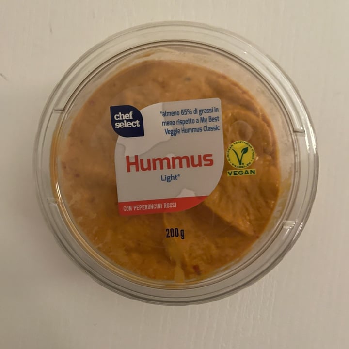 photo of Chef Select Hummus Light con Peperoncini Rossi shared by @allimac on  05 Jan 2024 - review