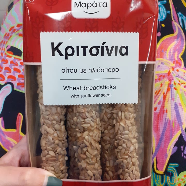 photo of Marata Wheat breadsticks with sunflower seed shared by @vinoulis on  01 Mar 2024 - review