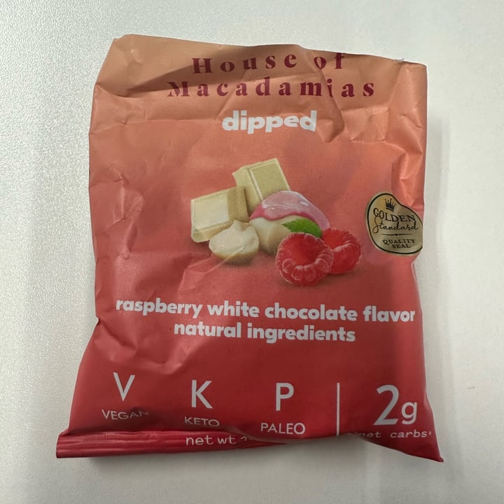 photo of House of macadamias raspberry white chocolate coated macadamias shared by @reshmikhan on  30 Mar 2024 - review