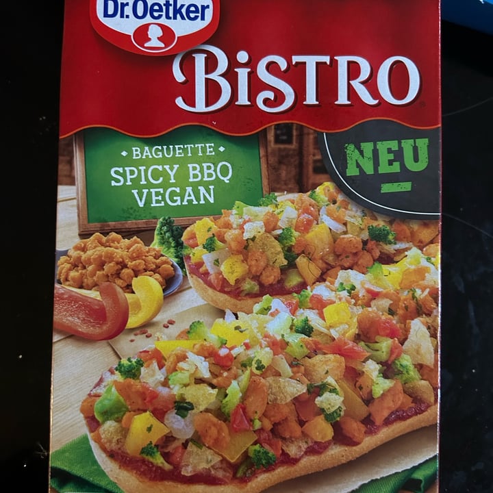 photo of Dr. Oetker Bistro Baguette Spicy BBQ Vegan shared by @wildeblicke on  18 Nov 2023 - review