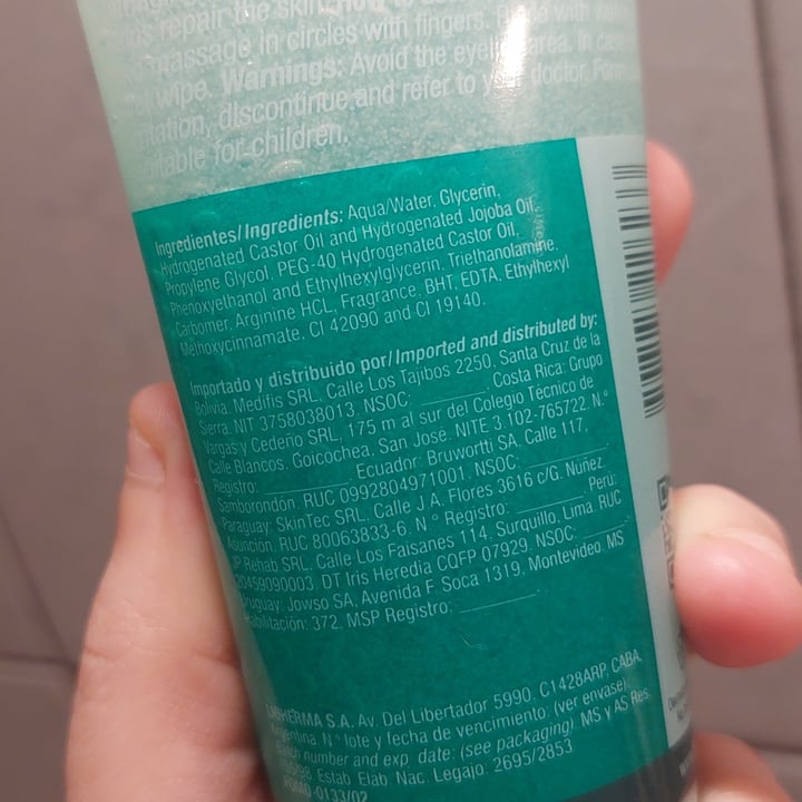 photo of Lidherma Gel exfoliante aqua shot shared by @sritabrocoli on  25 May 2025 - review