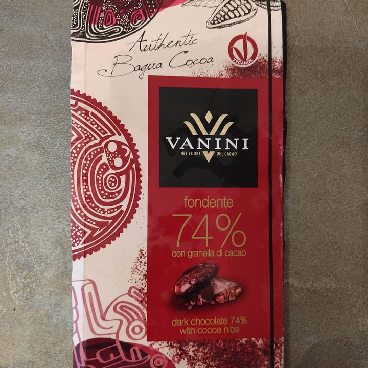 photo of Vanini Cioccolato fondente 74% con granella di cacao shared by @tina2021 on  22 Mar 2024 - review