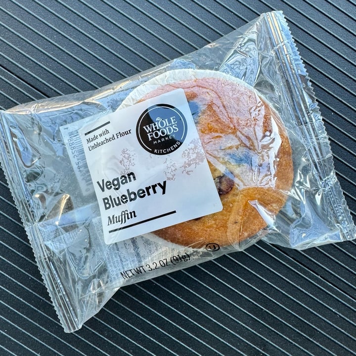 photo of Whole Foods bakery Vegan Blueberry Muffin shared by @berryveganplanet on  20 Apr 2024 - review