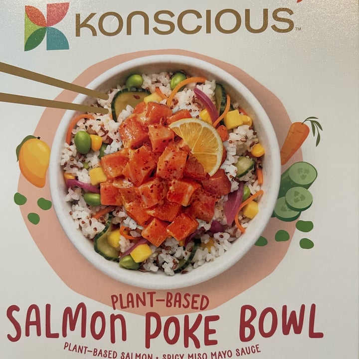 photo of Konscious salmon poke bowl shared by @sgerber33 on  23 Aug 2023 - review