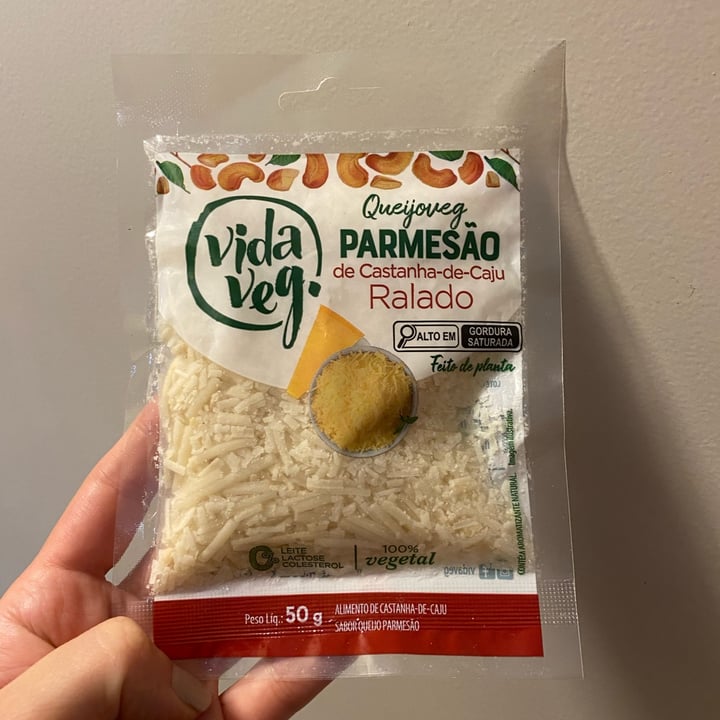 photo of Vida Veg Queijo parmesão Ralado shared by @nanaesquivel on  01 Apr 2024 - review