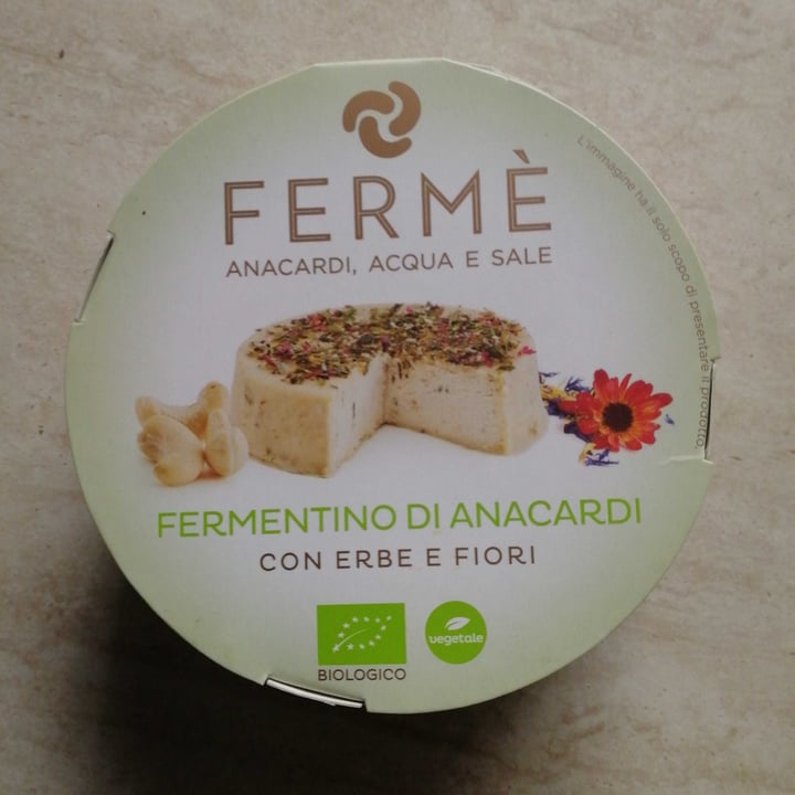 photo of Fermé Fermentino di anacardi con erbe e fiori shared by @patvo68 on  03 Jan 2024 - review