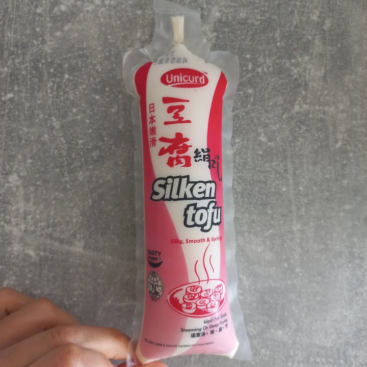 photo of Unicurd Silken Tofu Tube shared by @punilu on  28 Jan 2024 - review