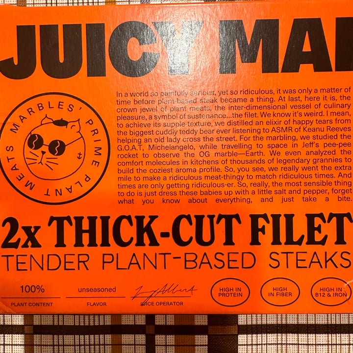 photo of Juicy Marbles 2x Thick Cut Filet shared by @beem on  13 May 2024 - review