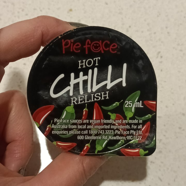 photo of Pie face Hot Chilli Relish shared by @tardisco on  10 Oct 2025 - review