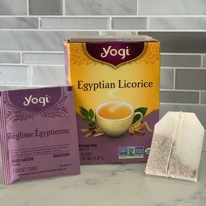 photo of Yogi Egyptian Licorice shared by @veganvanman on  27 Apr 2024 - review