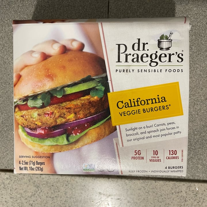 photo of Dr. Praeger's California Veggie Burgers shared by @paologemma on  08 Apr 2024 - review