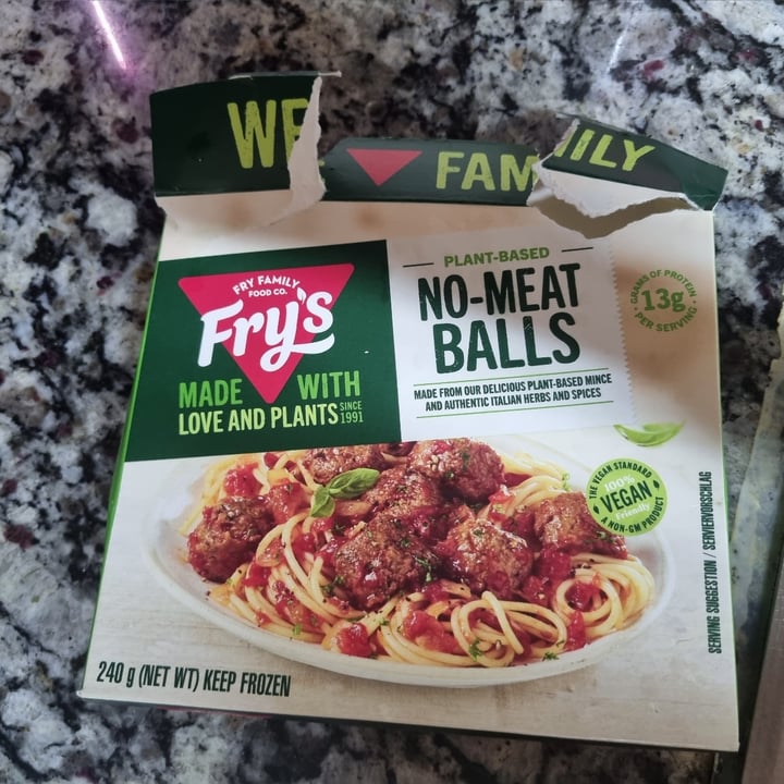 photo of Fry's Family Food No-meat Balls shared by @wildfire on  02 Nov 2023 - review