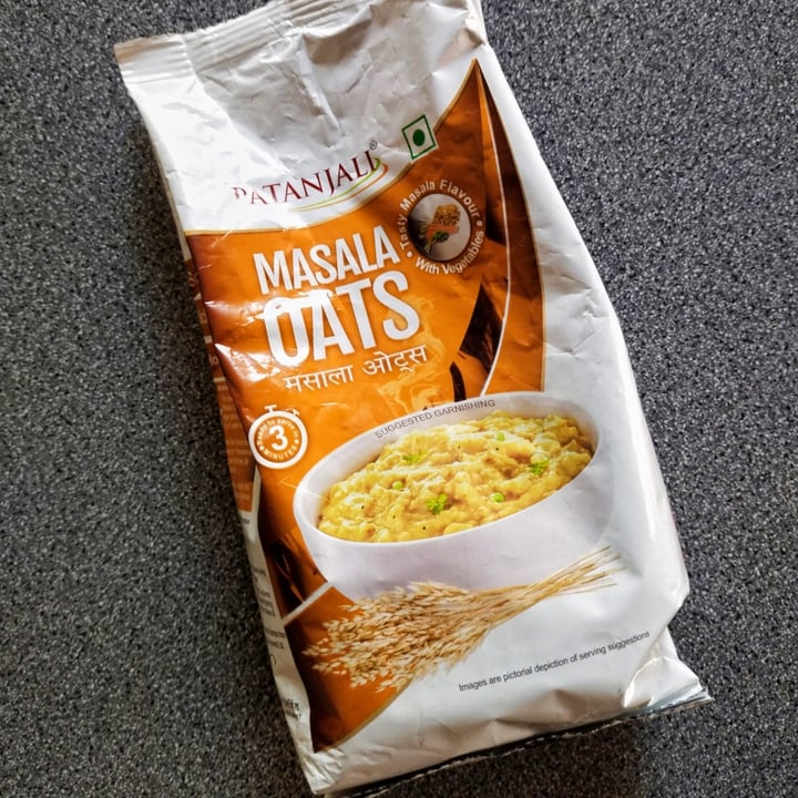 photo of Patanjali Masala Oats shared by @vegananimallove on  07 Apr 2024 - review