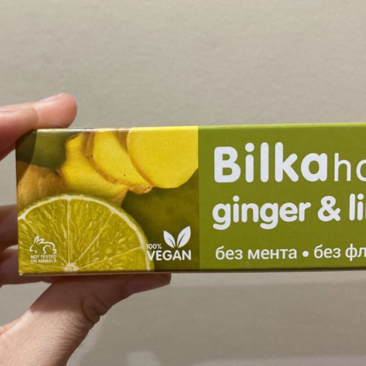 photo of Bilka Ginger and lime toothpaste shared by @irevetcr on  22 Sep 2025 - review