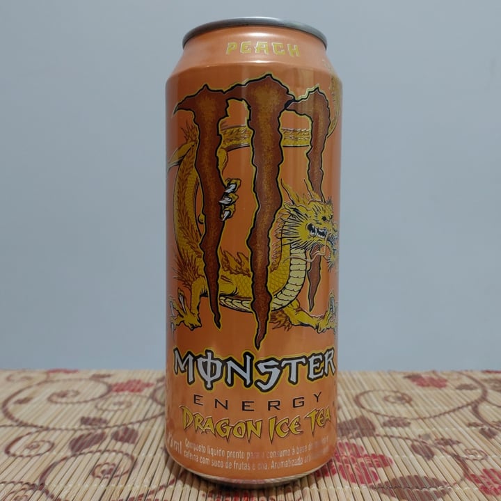 photo of Monster Energy Dragon Ice Tea Peach shared by @jasmim on  18 Aug 2023 - review