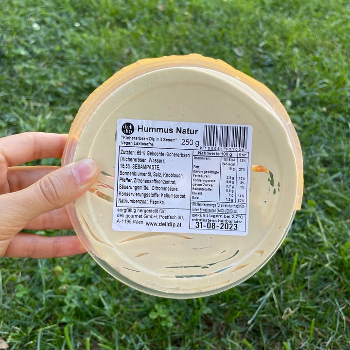 photo of Deli Dip Hummus natur shared by @emmapecci on  17 Aug 2023 - review
