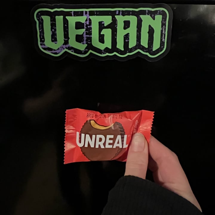 photo of UNREAL Dark Chocolate Peanut Butter Cups shared by @ksvegan17 on  17 Oct 2023 - review