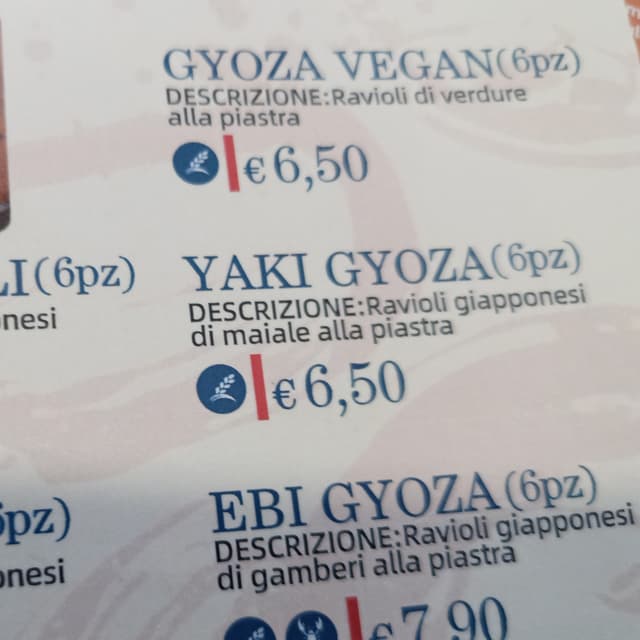 Photo of the dish “gyoza vegan”