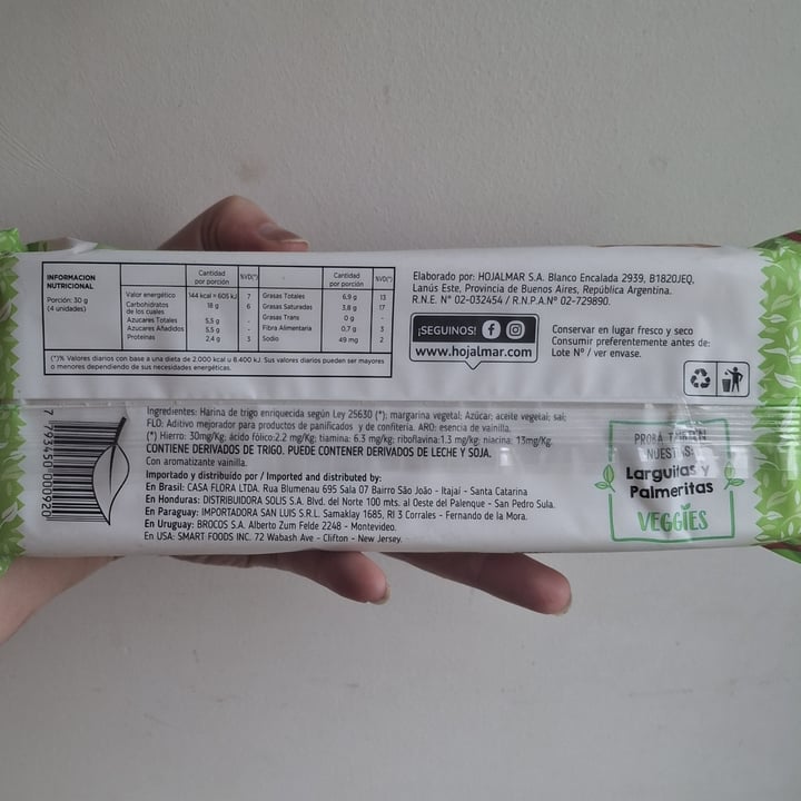 photo of Hojalmar veggies Triangulitos shared by @nuriagenequilis on  24 Sep 2025 - review