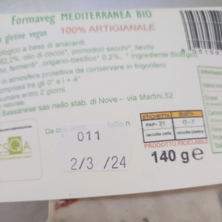 photo of Alby green farm Formaveg Mediterranea shared by @boldhamster61 on  17 Jan 2024 - review