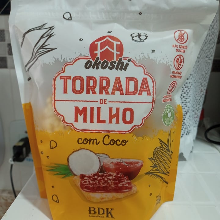 photo of Okoshi Torrada de milho com coco shared by @marymagda on  21 Apr 2024 - review