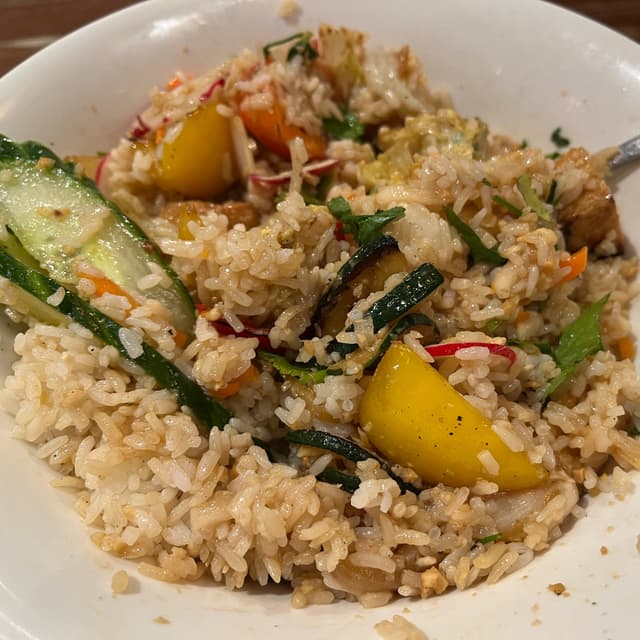Photo of the dish “Tofu And Veg Rice Bowl: Món Con”
