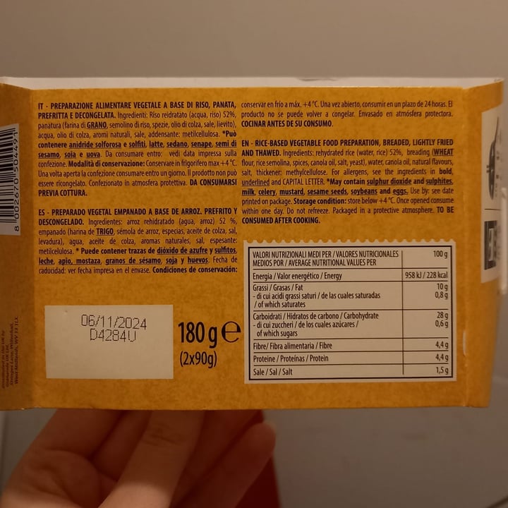 photo of Unconventional cotolette vegetali shared by @alltingarnej on  28 Oct 2024 - review
