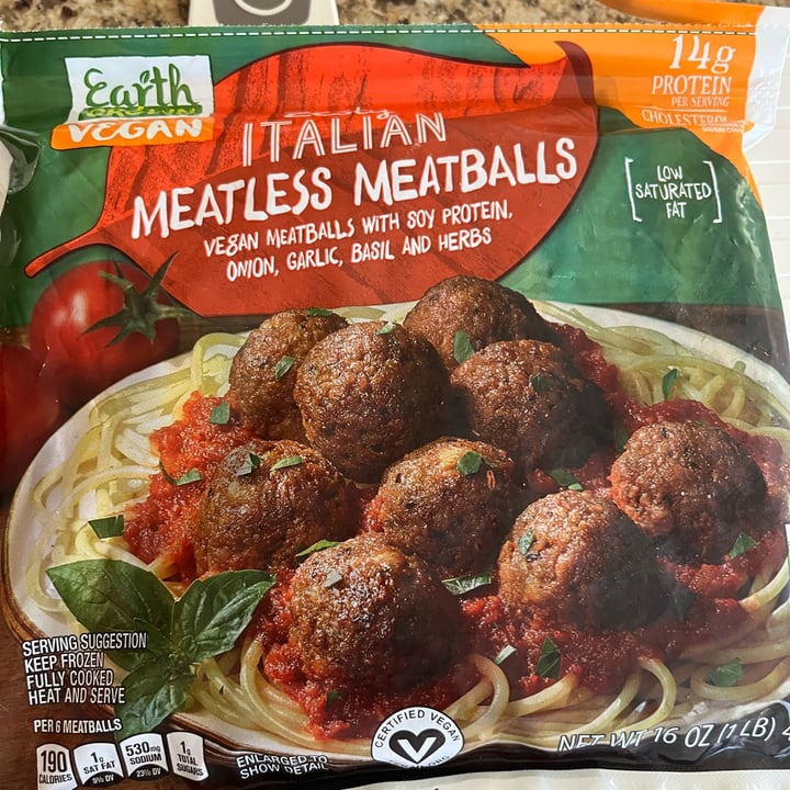 photo of Earth Grown Meatless Meatballs shared by @kekamattos on  19 Nov 2023 - review
