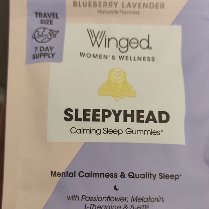 photo of Winged Sleepyhead Gummies, Sleep & Stress shared by @alessandraaaa on  06 Aug 2025 - review