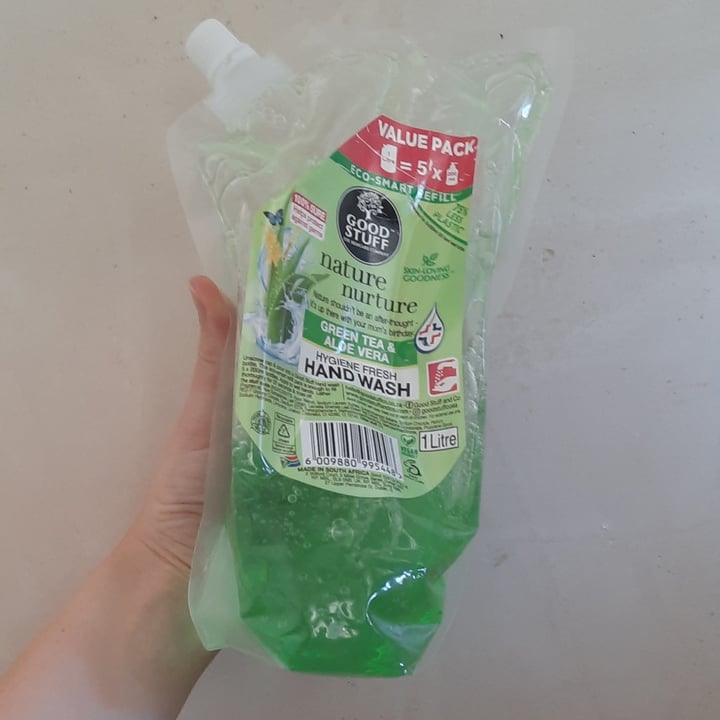 photo of Good Stuff Green tea and aloe vera hand wash shared by @crueltyfreebeauty-de on  14 Jan 2024 - review