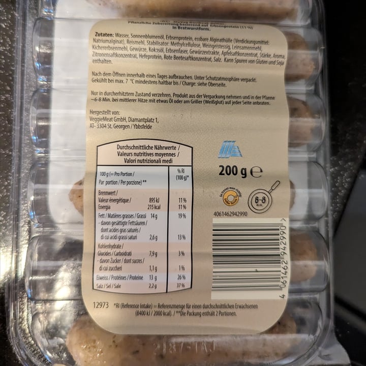 photo of MyVay Vegane Rostbrat Griller shared by @petpet on  23 Apr 2024 - review