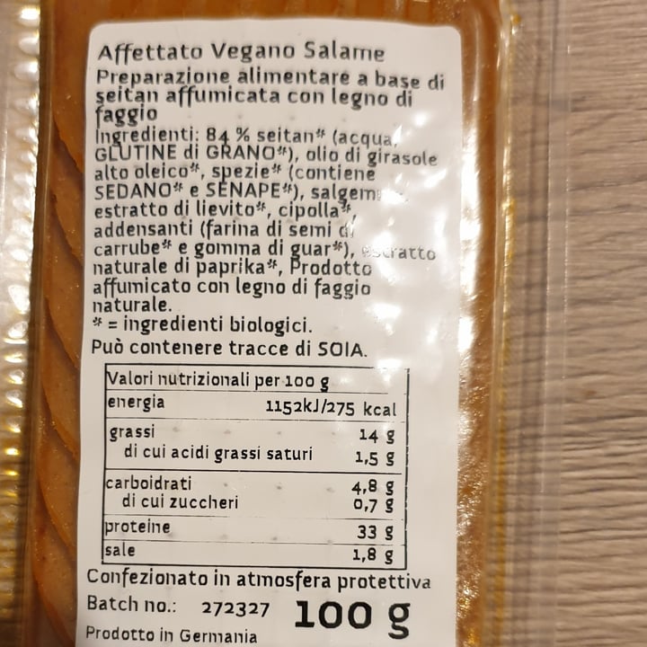 photo of Wheaty Affettato Vegano Salame  shared by @sharon69 on  09 Dec 2023 - review