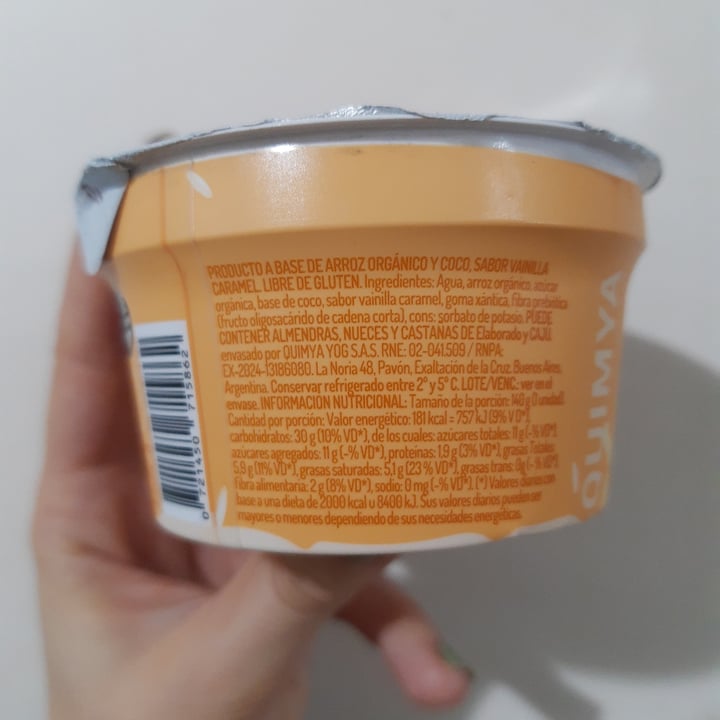 photo of Quimya Arroz con vainilla caramel shared by @ktpmor on  09 Aug 2024 - review