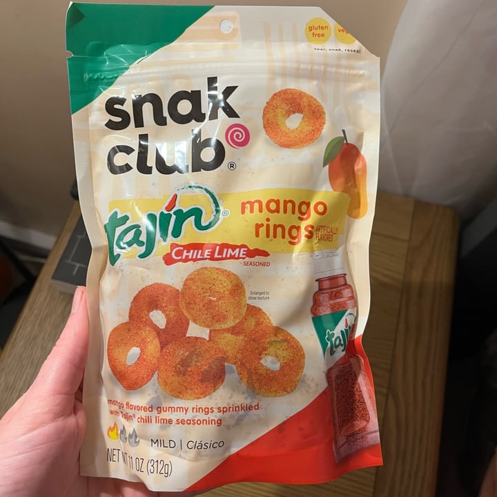 photo of Snak Club Tajin Mango Rings shared by @ameriamber on  06 Oct 2025 - review