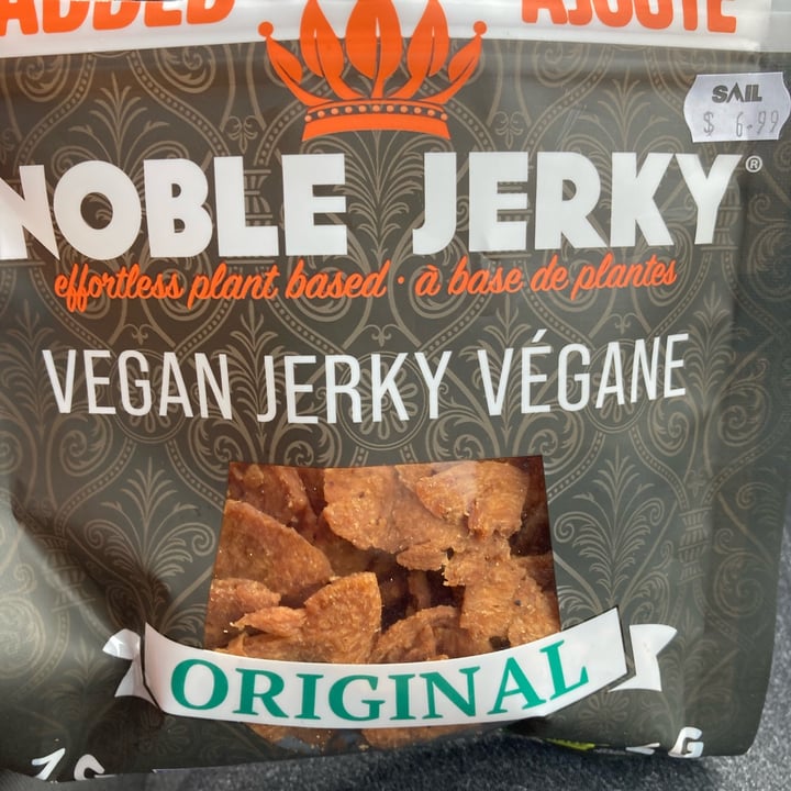 Noble Jerky Vegan Jerky Original Review abillion