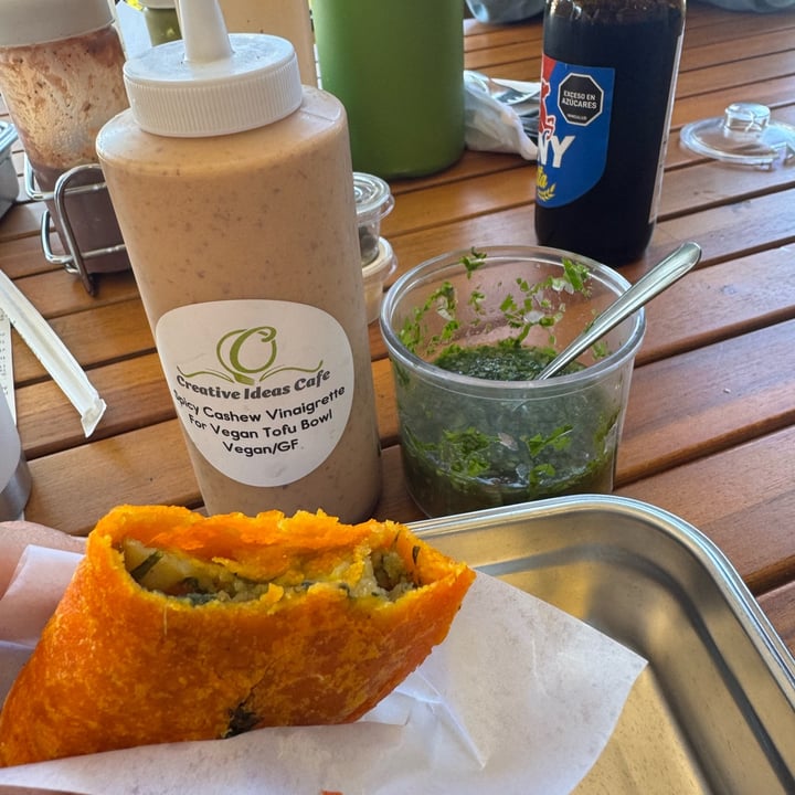 photo of Creative Ideas Cafe Vegan Empanada shared by @actuallee-lexie on  06 Oct 2025 - review