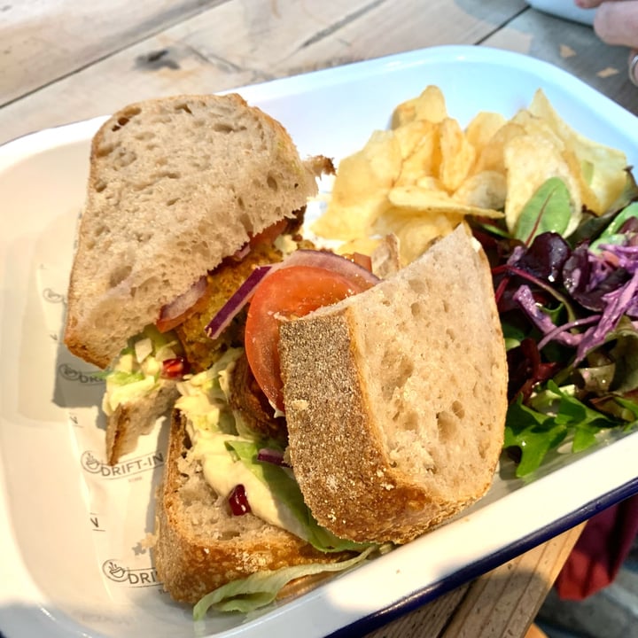 photo of Drift-In York Falafel Sandwich shared by @vegpledge on  01 Mar 2024 - review