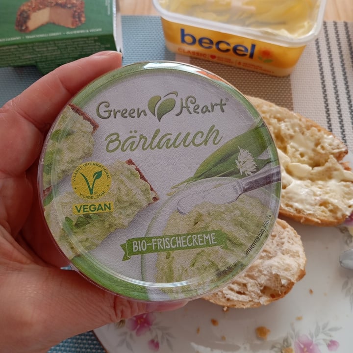 photo of Green Heart Bärlauch Bio-Frischecreme shared by @gwenda on  24 Aug 2025 - review