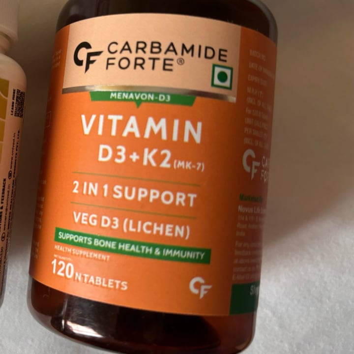 photo of Carbamide Forte vitamin d3 + k2 shared by @abhi133r on  05 Dec 2023 - review