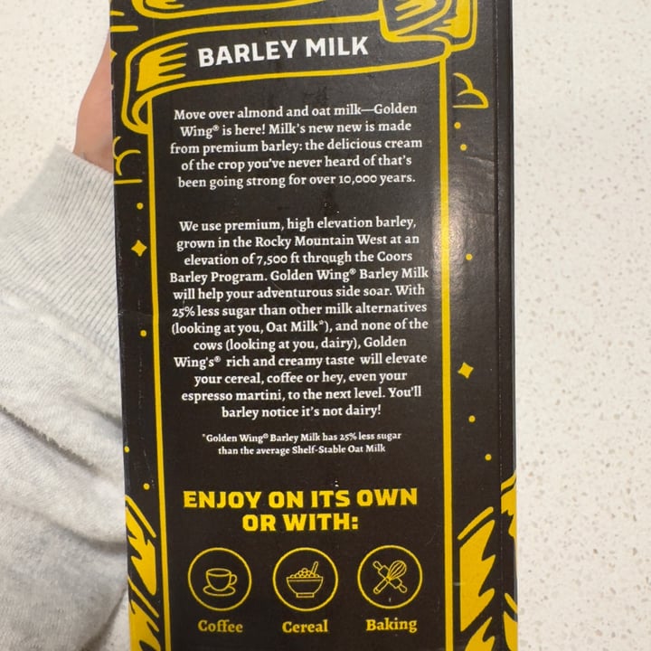 photo of Golden Wing Barley Milk shared by @berryveganplanet on  21 Jan 2024 - review