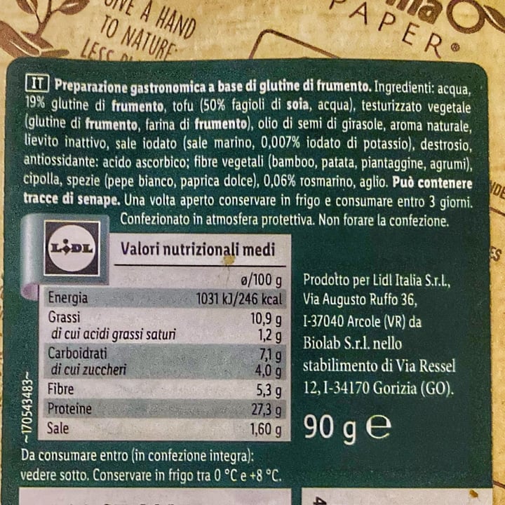 photo of Vemondo affettato vegetale delicato shared by @federicathewitch on  26 Jul 2024 - review